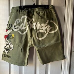 Ed Hardy Jogger shorts Never Worn Small